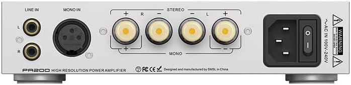 S.M.S.L PA200 Rear Panel Connections