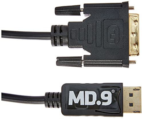 MD9 Cabo Displayport para DVI-D de 1,80 metros - Alta Definição - Imagem - Vídeo - Áudio - Conexão M