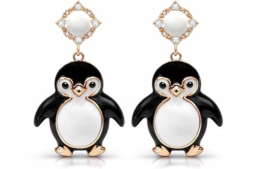 Penguin Earrings for Women