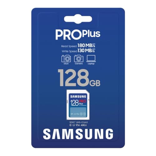 Samsung Memorie PRO Plus Scheda SD da 128 GB, UHS-I U3, Fino a 180 MB/s (MB-SD128S/EU) - 5