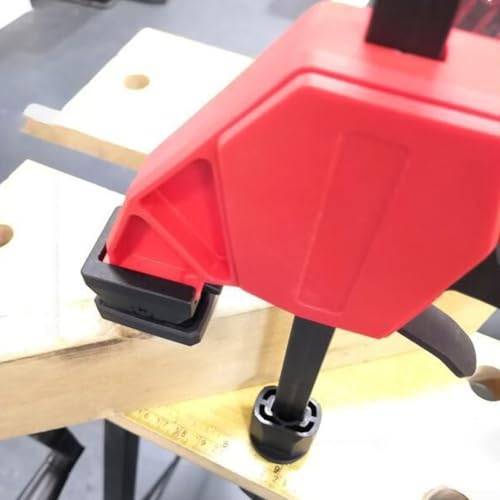 Kit de abrazadera para carpintería con agujero de perro de 20 mm con abrazaderas horizontales y verticales para bancos de trabajo y mesas multifunción, lateral de 150 libras (4 pulgadas)