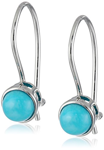 Amazon Collection Sterling Silver Turquoise Earrings