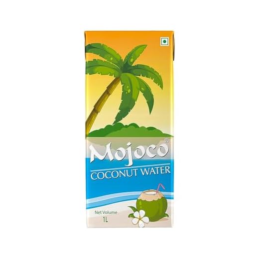 MOJOCO Delicious Natural Tender Coconut Water Energy Drink 1000ml (Pack of 6)