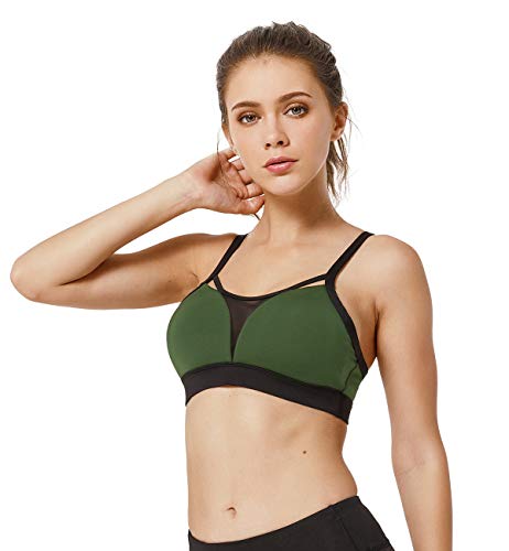 Yvette Padded Sports Bra High Impact Moving Comfort Women Bra for Yoga Gym