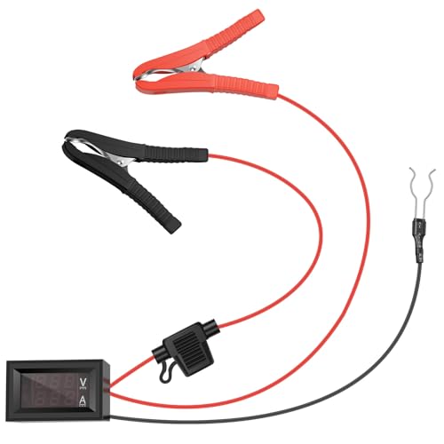 Image of Automotive Parasitic Draw Tester, Car Battery Leakage Detector with Digital Display & Alligator Clips, Safe No-Disconnect Current Leak Finder Diagnostic Tool for Vehicles, Trucks, SUVs