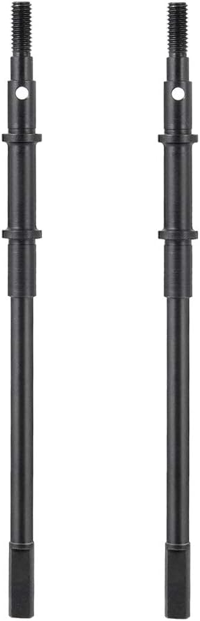 Que-T 4pcs Steel Crawler Front & Rear Axle Drive Shaft CVD Set for 1/10 RC Axial SCX10II 90046 Car