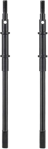 Miniatura 9 de QUE-T Juego de 4 piezas de acero sobre orugas delantero y trasero eje de transmisión CVD para 110 RC Axial SCX10II 90046 coche