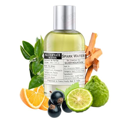 Image of Alternate Scents SPARK WATER 100ml Long Lasting Perfume For Men |Strong& long Lasting with 30% Oil Concentration|Bold,Fresh,Aquatic| Fragrance From France | Made In India|