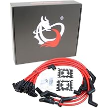 AIP Electronics Dragon Fire Race Series High Performance Ignition Spark Plug Wire Set Compatible with 1964-1995 Ford 10mm 5.0L 5.8L SBF 302 302W OEM Fit PWJ115