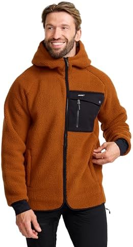RevolutionRace Sherpa Hoodie für Herren, Outdoor Fleecejacken perfekt für Wanderungen und Outdoor-Abenteuer