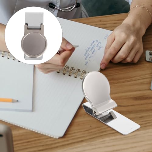 Money Clip, Coin Hinged Money Clip Round Circle Men Card Holder Fold Clip Wallet Clamp Money Organizer for Men Teens Father2