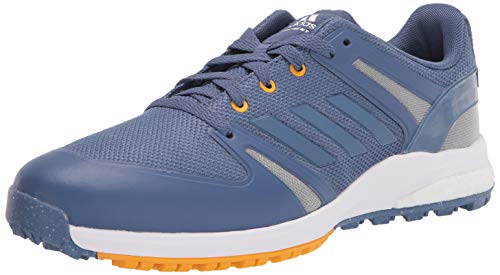 adidas mens Golf Shoe, Crew Blue/Crew Blue/Crew Yellow, 10 US