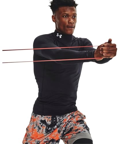 Under Armour Men's ColdGear Armour Compression Mock, 001 Black, MD by Under Armour - Used condition - Image 4