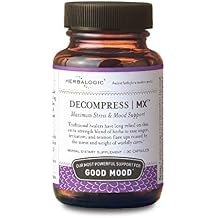 Herbalogic - Decompress MX Herb Capsules - Maximum Stress & Tension Relief - Reduces Anger & Moodiness, Positive Mood Support - Based on the Traditional Chinese Formula Xiao Yao San - 30 Cap Count