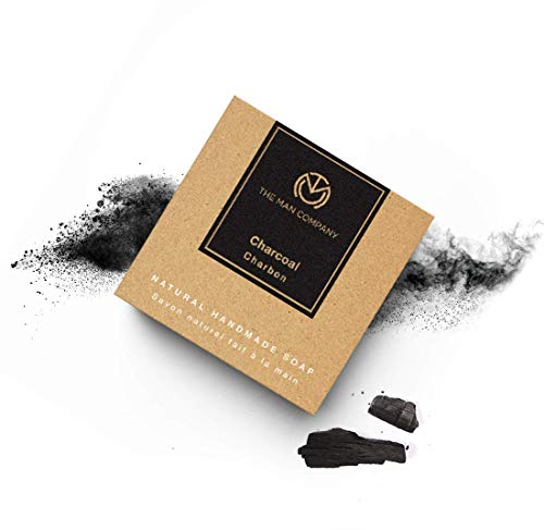 The Man Company De Tan Charcoal Bathing Soap Bars (Pack of 4) with Chaar-Cool | Removes Blackheads, Treats Acne | Deep Cleanses Skin, Anti Pollution | Prevents Dryness - (125gm*4) - Image 3