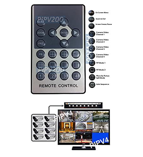 Premium 8-Channel Split Screen Surveillance Video Multiplexer #TOP5