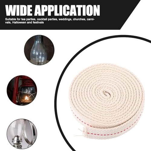 Garneck Pavio Para Lâmpada De Querosene/pavio Para Lâmpada De Óleo De Malha De Algodão/acessórios Pa