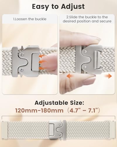 Correa elástica de nailon trenzado 18mm para reloj miniatura 5