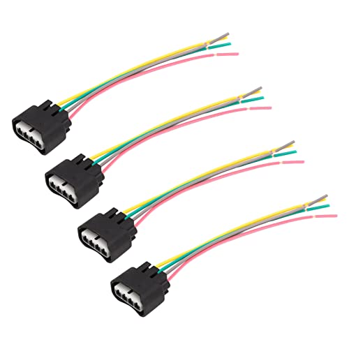 Kit cablaggio connettore a spirale bobina di accensione, installazione semplice 4 pezzi cablaggio spina bobina di accensione resistente all'usura per auto