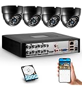 Amazon.com : 1080P 8CH Surveillance DVR Recorder H.265+ Standalone 6-in ...