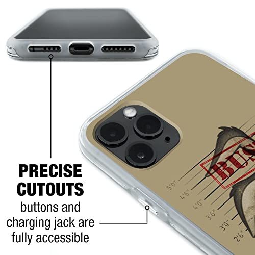 Looney Tunes Wile E. Coyote Busted Protective Slim Fit Hybrid Rubber Bumper Case Fits Apple Iphone 8, 8 Plus, X, 11, 11 Pro,11 Pro Max #TOP1