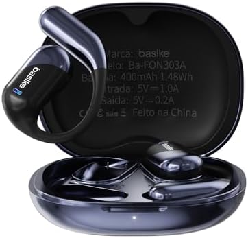 Fone de ouvido Bluetooth, Basike Ba-FON303A OWS Fone sem Fio Blue...
