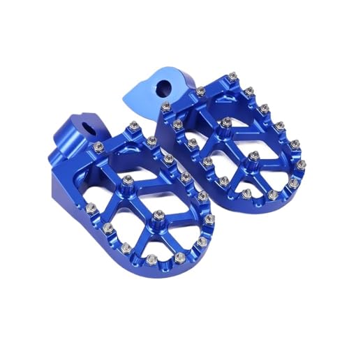 Repose pieds moto anti glisse bleus pour remplacer cales usées YZ