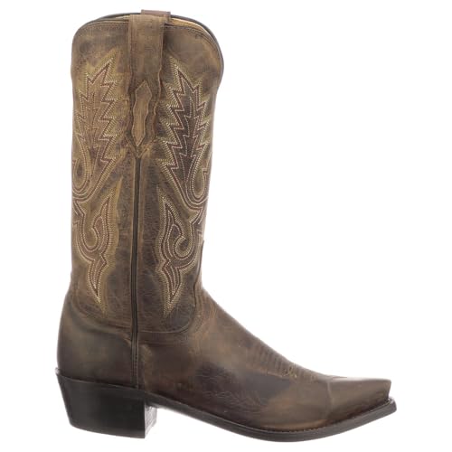 Lucchese Mens Lewis Mandras Goat Snip Toe Casual Boots Mid Calf -...