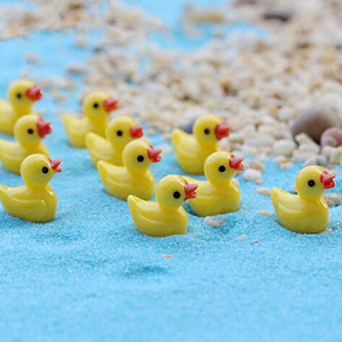 Ardest Slime Charms Duck Hard Resin Slime Beads Little Duckies For Crafts,Handmade School Project,Dollhouse Miniature, Home Decor Christmas Gift(50 Pcs) #TOP7