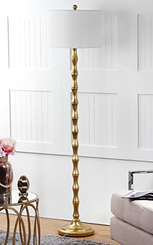 Safavieh Lighting Collection Aurelia Farmhouse Antique Gold 64-Inch Living Room Bedroom Home Office Standing Floor Lamp,Metal (Led Bulb Included) #TOP4