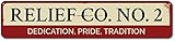 Größe: 10 x 45 cm. Zor345damilla Feuerhaus Relief Co. Nummernschild, personalisierbar mit englischer Aufschrift „Fire Station Firefighter Man Cave“, hochwertiges Aluminium