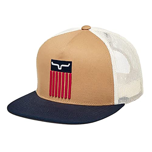 Image of Kimes Ranch Cody Trucker Cap 5 Panel Mesh Back Adjustable Snapback (Workwear Brown)