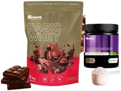 Combo Whey Protein Basic Chocolate 1kg + Creatina Creapure 100g -...