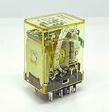 IDEC RY4S-ULCDC12V REPLACED BY RU4S-D12, CHECK BUTTON, MINIATURE RELAY, SMALL INDUSTRIAL GP SIGNALING RELAY, INDICATOR LIGHT, DISCONTINUED BY MANUFACTURER, BLADE TERMINALS, 12 VDC COIL VOLTAGE, 4PDT C