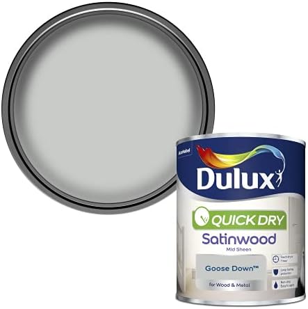 Dulux Quick Dry Gloss Paint For Wood And Metal - Pure Brilliant White 2. 5 Litres