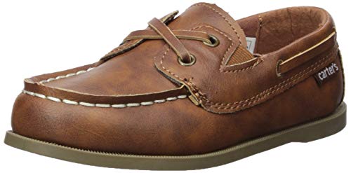 Carter's Boy's Bauk Boat Shoe, Light Brown, 10 M Us Toddler #TOP29
