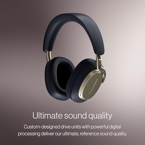 Bowers & Wilkins Px8 S2 Wireless Over-Ear Headphones, Pearl Blue, Bluetooth Headphones with Active Noise Cancelling, Hi-Res Audio, 30 Hours of Playtime, USB-C 15-Min Quick Charging by Bowers & Wilkins - Image 2