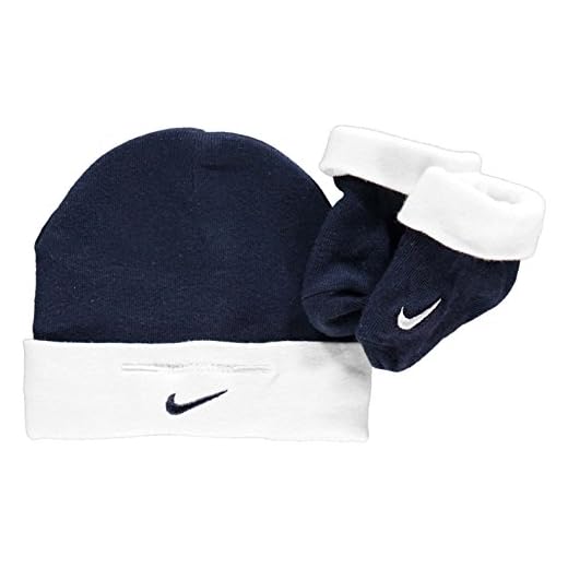 Nike - Sombrero - para bebé niño Azul Blue & White 0-6 Meses