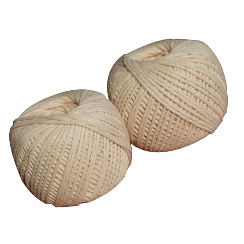 Unbleached Cotton Twine 600 Feets 100% Cotton Twine Food Safe Making Zongzi Kitchen Twines For Roasting Tying Meat Sausage Rainlily Wen Twine