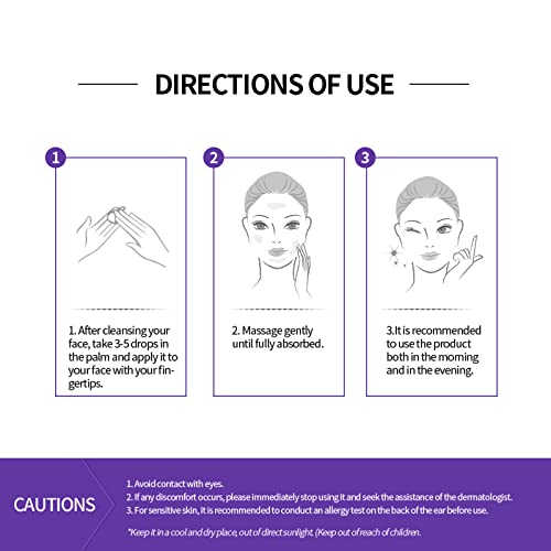 Lanbena Retinol Serum For Face, Retinol Serum With Hyaluronic Acid For Wrinkles And Fine Lines, Renew And Plump Night Facial Serum For Glowing Skin, Serum For Sensitive Skin, 30Ml #TOP6