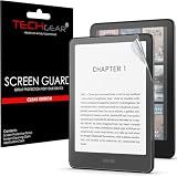 TECHGEAR Vollständiger Displayschutz für 17,8 cm (7 Zoll) Amazon Kindle Paperwhite/Signature/Paperwhite Kids/Kindle Colorsoft (Version 2024 / 12. Generation), durchsichtig, vollständiger