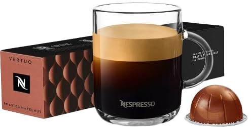 N'espresso VertuoLine Coffee and Espresso Capsules, Roasted Hazelnut, 10 pods