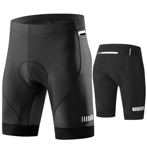 Shorts de ciclismo para hombre con almohadilla y transpirables miniatura 5