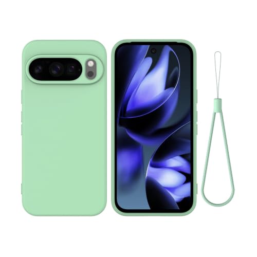 RuimoTuiko Google Pixel 11 �p �V���R�� �S��F�X�L���^�b�` �X�g���b�v�t�� �X�}�z�P�[�X �X�g���b�v�t�� �O���[�� | GooglePixel11�p �P�[�X ���h�~�E�w��h�~ �}�C�N���t�@�C�o�[���w ����~�߁E�ϏՌ� �X�g���b