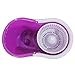 Goplus Microfiber Spining Magic Spin Mop W/bucket 2 Heads Rotating 360° Easy Floor Mop (Purple)