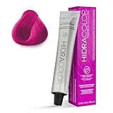 HIDRACOLOR - Tinte Semipermanente para Cabello Fashion Colors Magenta 90 ml, con Miel y Aloe Vera, Cuida y Nutre el...