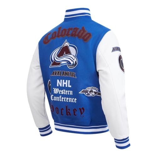 Image of Pro Standard Mens NHL Old English Varsity Jacket