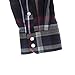 Coevals Club Men's Long Sleeve Casual Western Plaid Pearl Snap Buttons Shirt (2XL, 6#Black,red)