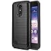 Phone Case for [LG Rebel 4 LTE (L212VL, L211BL)], [Modern Series][Black] Shockproof Cover [Impact Resistant][Defender] for Rebel 4 LTE (Tracfone, Simple Mobile, Straight Talk, Total Wireless)