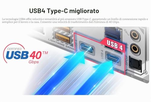 Asrock X870 Steel Legend WiFi AMD X870 Socket AM5 ATX ( X870 STEEL LEGEND WIFI AMD AM5 Socket Motherboard - Scheda madre - Immagine 7
